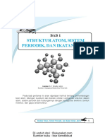 Bab 1 Struktur Atom, Sistem Periodik, Dan Ikatan Kimia PDF