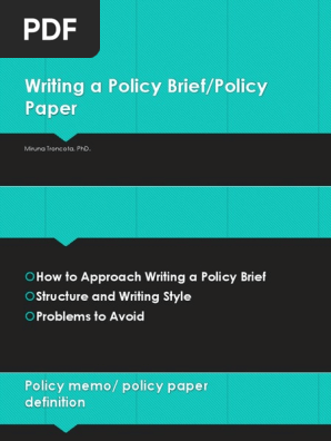 How to Write an Policy Brief 