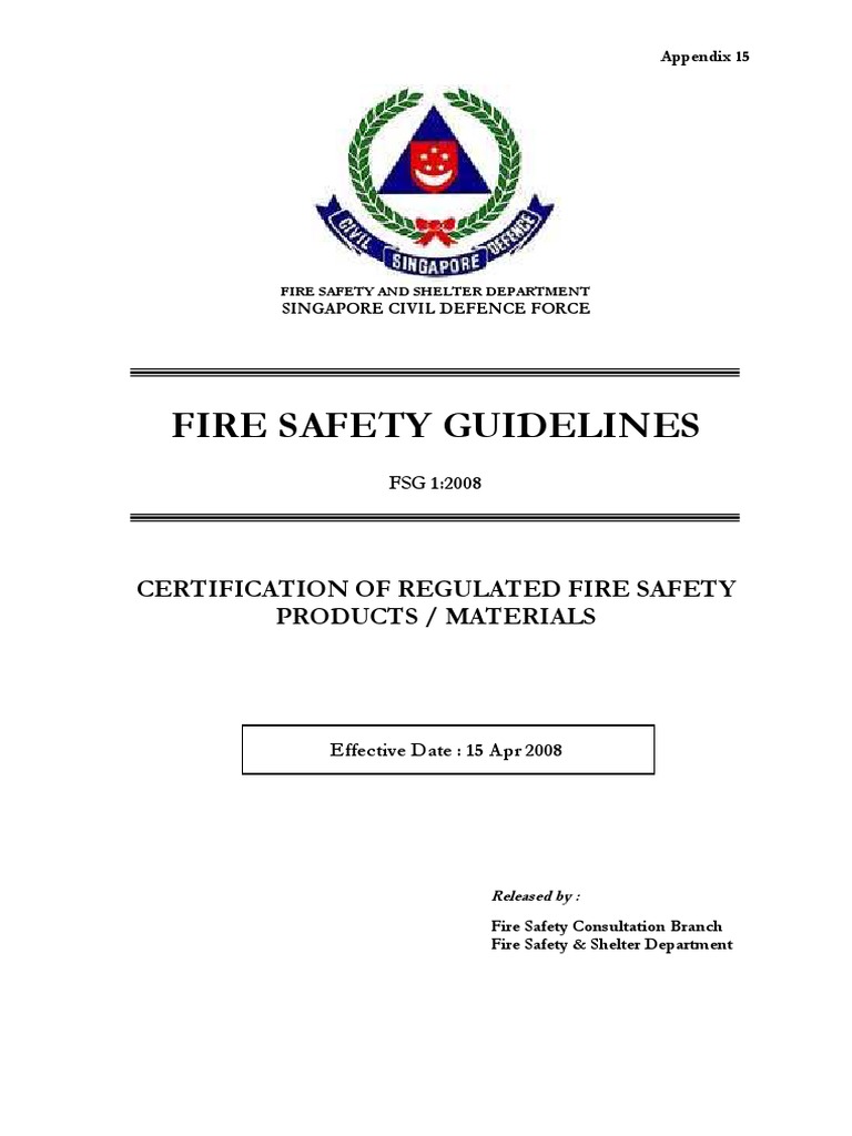 SCDF Fire Code PDF Building Engineering Engineering