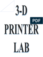 3 - D Printer Lab