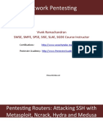 04 Pentesting Routers Attacking SSH Metasploit