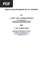 Download Indo-US Relations in 21st Century by Dr Afroz Alam SN36970039 doc pdf