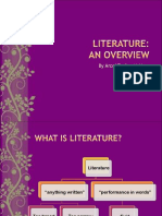 Defining Literature and Its Genres