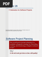 Estimation For Software Projects