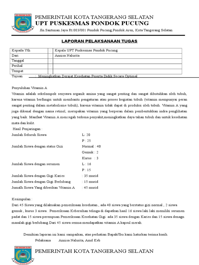 Contoh LPT MR