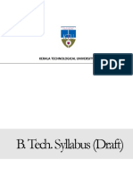 Draft - Syllabus For S1 and S2 - KTU PDF