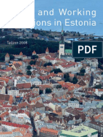 Living and Working Conditions in Estonia (En)
