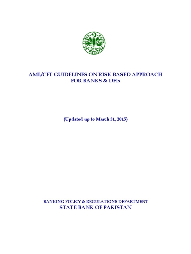 AML CFT Guidelines RiskBasedApproach PDF | PDF | Money Laundering ...