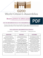 World Citizen's Assemblies: Become Partners To Achieve Peace On Earth