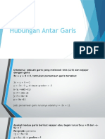 Hubungan Antar Garis