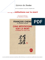 François Cheng - 5 Meditations Sur La Mort - Premier Chapitre