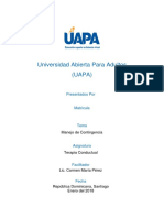 Terapia Conductual Tarea 2