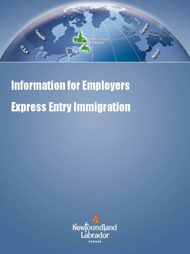 Newfoundland and Labrador Express Entry Guide | PDF | Recruitment ...