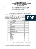 Lei Municipal N.º 1.053-2017