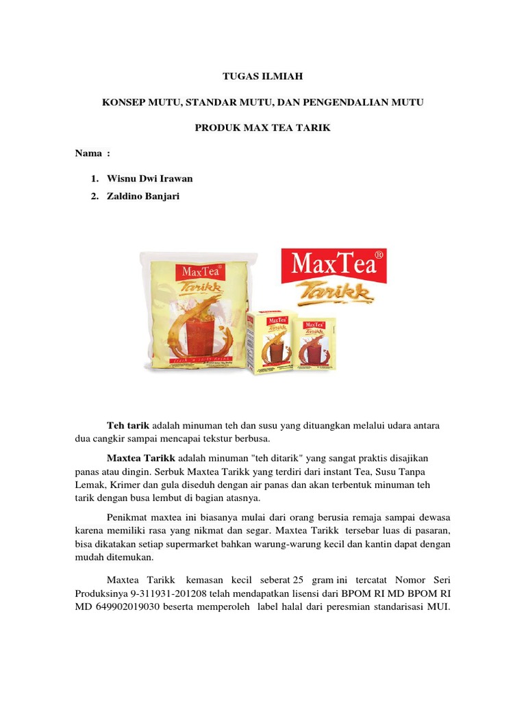 Max Tea Pdf