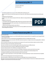 Project Finance History