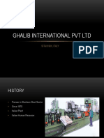Ghalib International PVT LTD: Sitai Inox, Italy