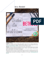 Guía de Cultivo de Betabel