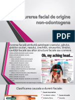 Durerea Facial de Origine Non-Odontogena