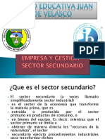 Sector Secundario