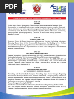 IIO Syllabus Class 12