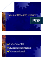 Types of Research Designs