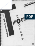 Pioneros de La Tipografia Moderna PDF