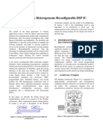 A Low-Energy Heterogeneous Reconfigurable DSP IC