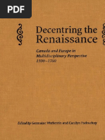 Decentering The Renaissance