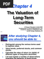 Ch04 - Valuation of Long Term Securities