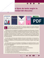 4 - Los Tipos de Texto Según La Variedad Del Discurso