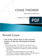 Law Economics Coase Theorem