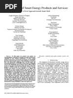 Co Evolution of Smart Energy Products and Services