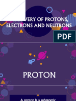 Discovery of Neutrons Protons Electrons