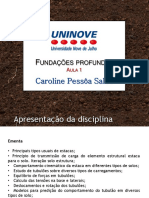 Aula 1 - Fundações Profundas PDF