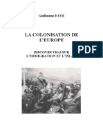 La Colonisation De L'europe - Guillaume Faye (Islam, Immigration, Invasion Arabe en France) (2000).pdf
