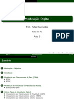 Modulação Digital: técnicas de PSK, QAM e ASK