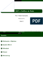 Aula 9 - Quadro WiFi e Sniffers de Rede PDF