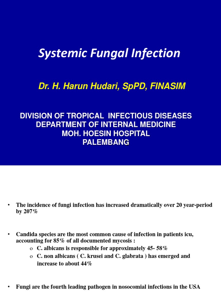 Systemic Fungal Infections in ICU Patients | PDF | Candidiasis | Sepsis