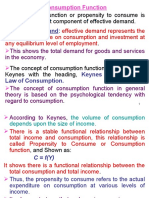 Consumption Function