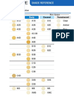 Filtek Z350XT Shade Guide