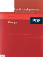 Byth T.S., Robertson E.F.-algebra Through Practice a Collection of Problems in Algebra With Solutions. Groups(1985)