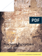 LOPRIENO 1995 Ancient Egyptian a Linguistic Introduction