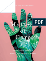Maria Puig de La Bellacasa Matters of Care Speculative Ethics in More Than Human Worlds 1