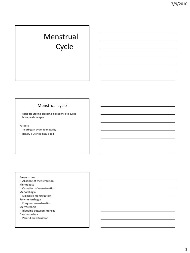 Menstrual Cycle Final | PDF | Menstrual Cycle | Luteinizing Hormone