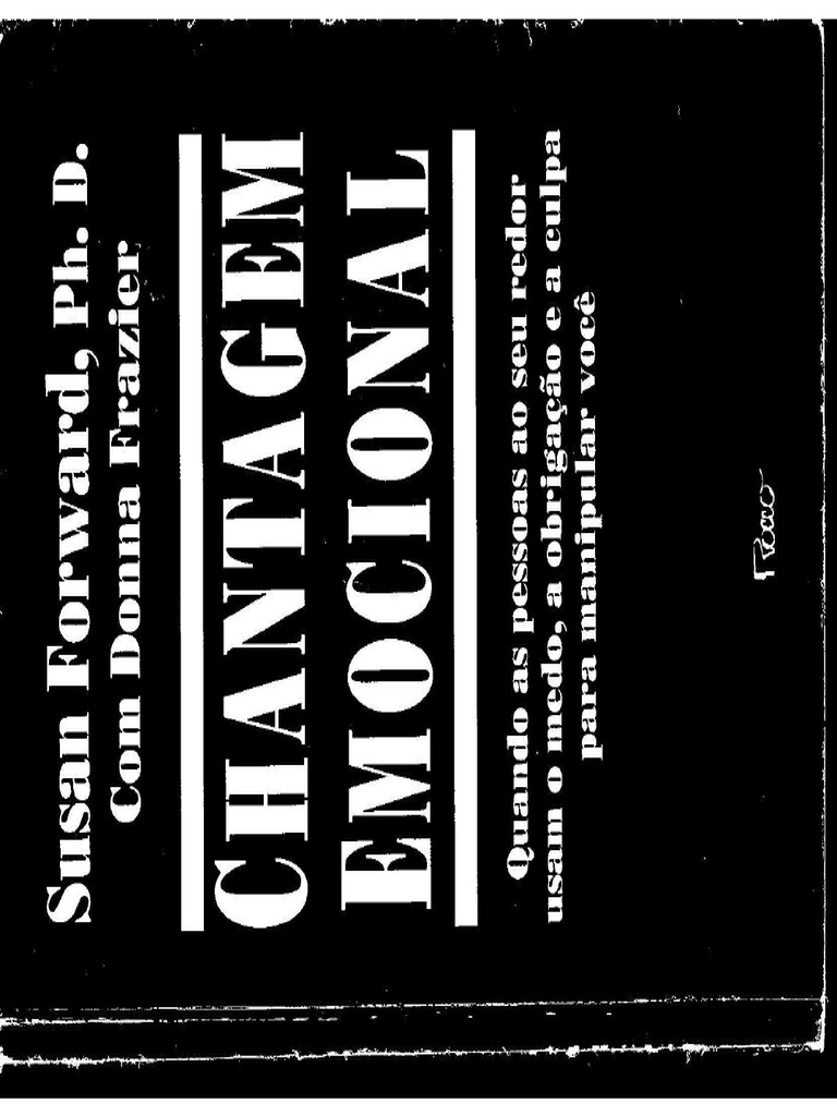 Chantagem Emocional PDF | PDF