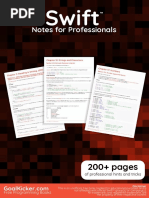 Swift Notes For Professionals