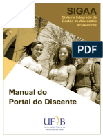 Manual Portal Discente Sigaa