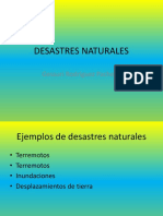 Desastres Naturales. NºL. 39