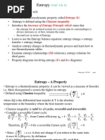 Entropy: Entropy (S) Clausius Inequality Increase of Entropy Principle Which